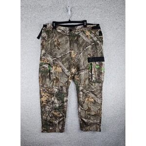 Bone Collector Cargo Camo Real Tree Xtra Pants Mens XL 39x31 Zip Pockets